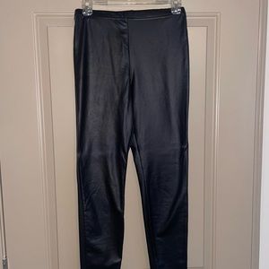 Boutique Faux Leather Leggings - Size Small